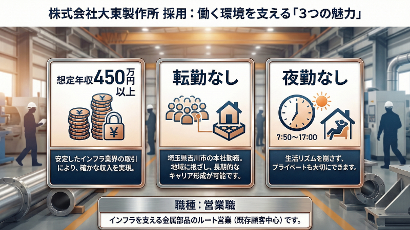 株式会社大東製作所の求人・転職情報