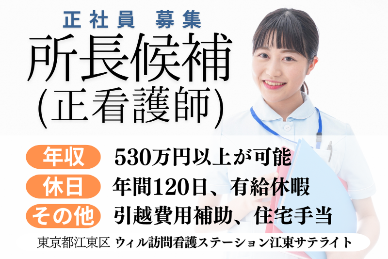 WyL株式会社　ウィル訪問看護ステーション江東サテライトの求人・転職情報
