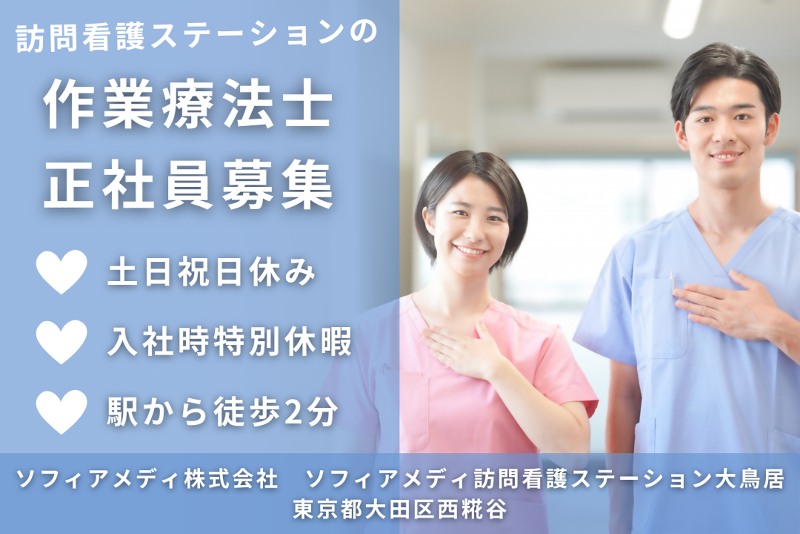 ソフィアメディ株式会社　ソフィアメディ訪問看護ステーション大鳥居の求人・転職情報