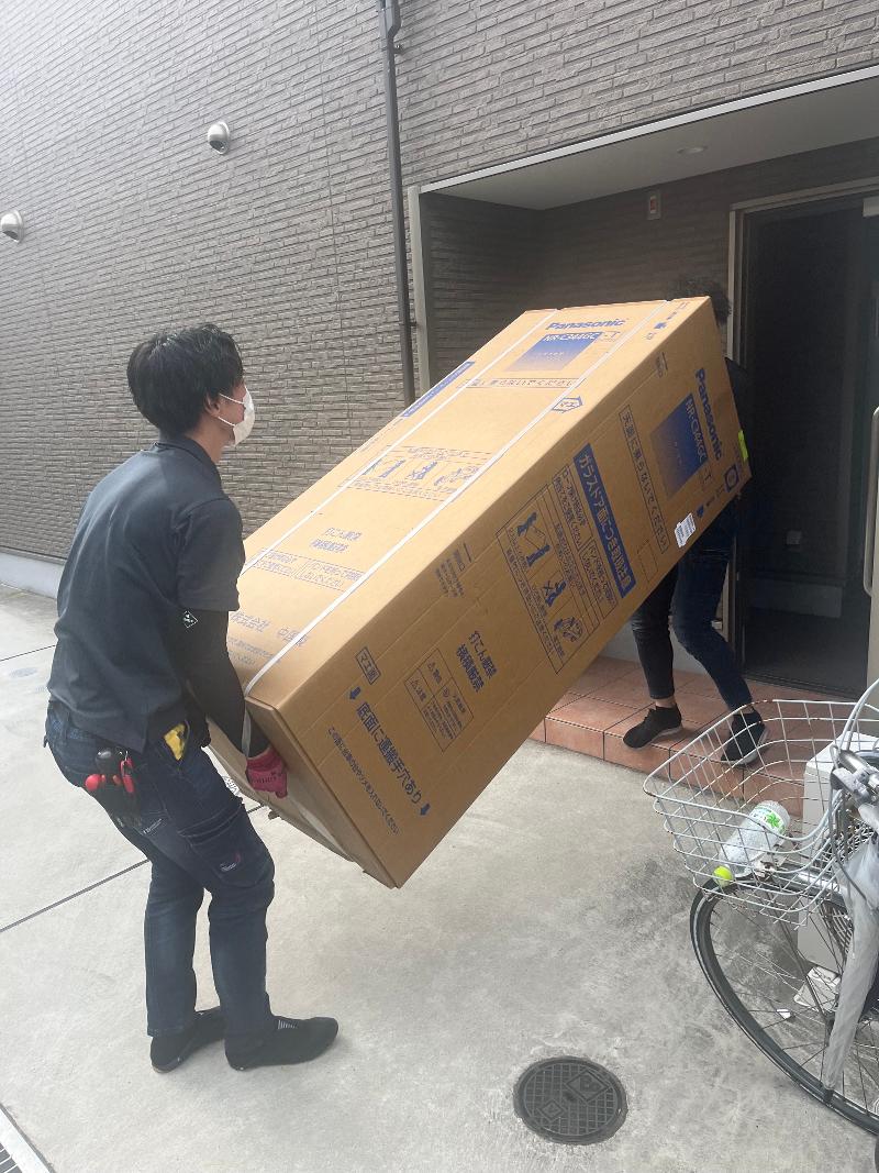 ２０２１～２４年家電4点大阪市～神戸市近郊,配送、設置、動作確認までいたします 家電の配送ドライバー・設置作業