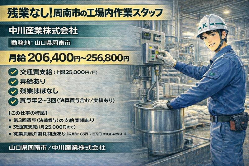 中川産業株式会社の求人・転職情報