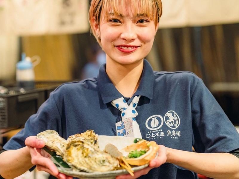 海味焼酒場 〇上水産 ほぼ栄駅1番出口のれん街のアルバイト・バイト求人情報-05